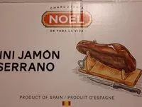 Mängden socker i Mini jamón serrano