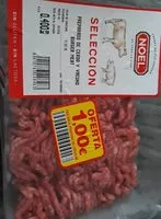 Mängden socker i Viande hachée burger meat