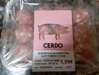 Mängden socker i Albóndigas de cerdo con ajo y perejil