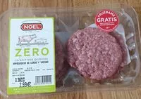 Mängden socker i Hamburguesa de cerdo y vacuno zero
