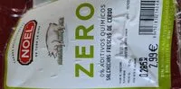 Mängden socker i Zero Salchichas frescas de cerdo