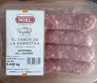 Mängden socker i Botifarra All I julivert