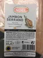 Mängden socker i 35G Jambon Serrano