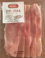 Mängden socker i Delizias jamón cocido extra lonchas sin gluten sin lactosa