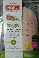 Mängden socker i Veggie con aceitunas y pimiento