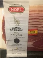 Mängden socker i Jambon Serra