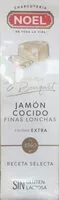 Mängden socker i Jamon cocido finas lonchas extra