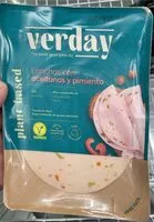 Mängden socker i Lonchas con aceitunas y pimientos