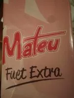 Mängden socker i fuet extra