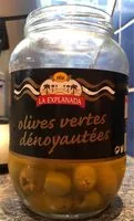 Mängden socker i Olives vertes dénoyautées