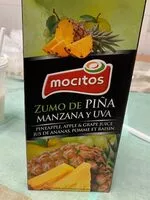 Mängden socker i Zumo de piña manzana y uva