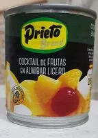 Mängden socker i Cocktail de frutas en almíbar ligero