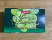 Mängden socker i Uvas Peladas Sin Semillas En Almíbar Ligero