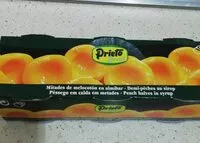 Mängden socker i Mitades de melocotón en almíbar