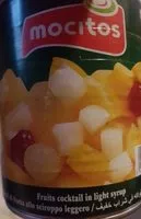 Mängden socker i Cocktail de fruits au sirop