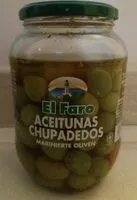 Mängden socker i Aceitunas chupadedos