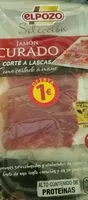 Mängden socker i Jamon Curado corte a lascas