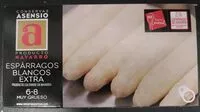 Mängden socker i Espárragos blancos extra