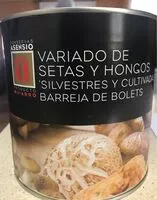 Mängden socker i Variado de setas y hongos