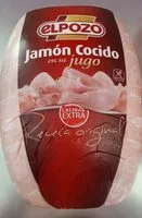 Mängden socker i Jamón cocido en su jugo