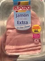 Mängden socker i Jamón cocido extra bajo grasa lonchas extrafinas sin gluten