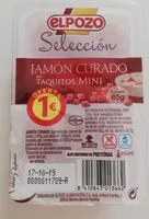 Mängden socker i Jamon curado en taquitos mini
