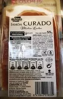 Mängden socker i Jamón curado medias lonchas