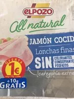 Mängden socker i Bien star jamón cocido extra lonchas finas