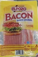 Mängden socker i Bacon sabor original lonchas sin gluten sin lactosa