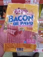 Mängden socker i Bacon de pavo
