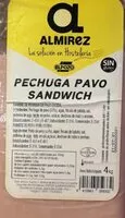 Mängden socker i Pechuga pavo almirez