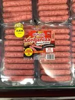 Mängden socker i Longaniza blanca fresca