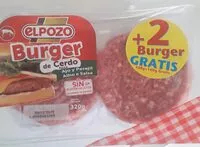 Mängden socker i Burguer de cerdo El Pozo ajo y perejil