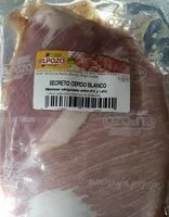 Mängden socker i Secreto de cerdo blanco