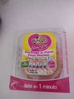 Mängden socker i Pechuga de pavo a las finas hierbas sin gluten