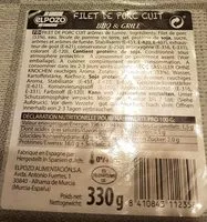 Mängden socker i Filet de porc cuit