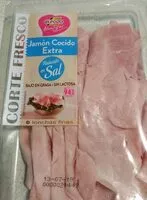 Mängden socker i Jamón Cocido Extra Reducido en Sal