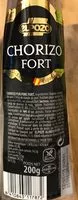 Mängden socker i Chorizo fort