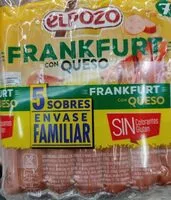 Mängden socker i Salchichas Frankfurt con queso