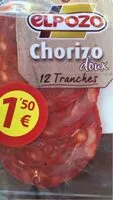 Mängden socker i Chorizo doux