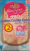 Mängden socker i Jamon cocido Extra bienestar