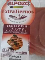 Mängden socker i Escalopín de lomo