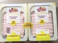 Mängden socker i Pechuga de pavo