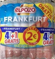 Mängden socker i Salchichas Frankfurt