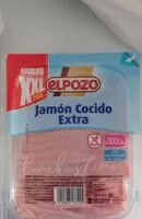 Mängden socker i Jamón cocido extra