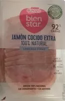 Mängden socker i Jamon cocido extra