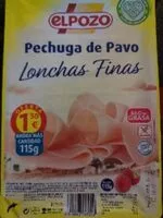Mängden socker i Pechuga de pavo lonchas finas
