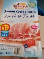 Mängden socker i Jamon cocido extra