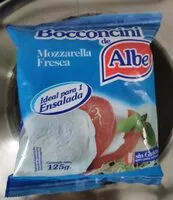Mängden socker i Mozzarella fresca