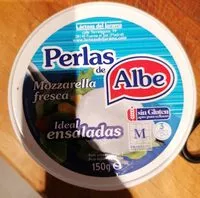 Mängden socker i Perlas de mozzarella fresca